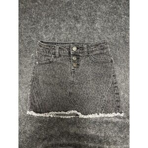 Size 8 Justice Leopard Girls Skirt  601